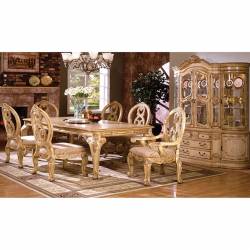 Tuscany II Formal Dining Table Antique White